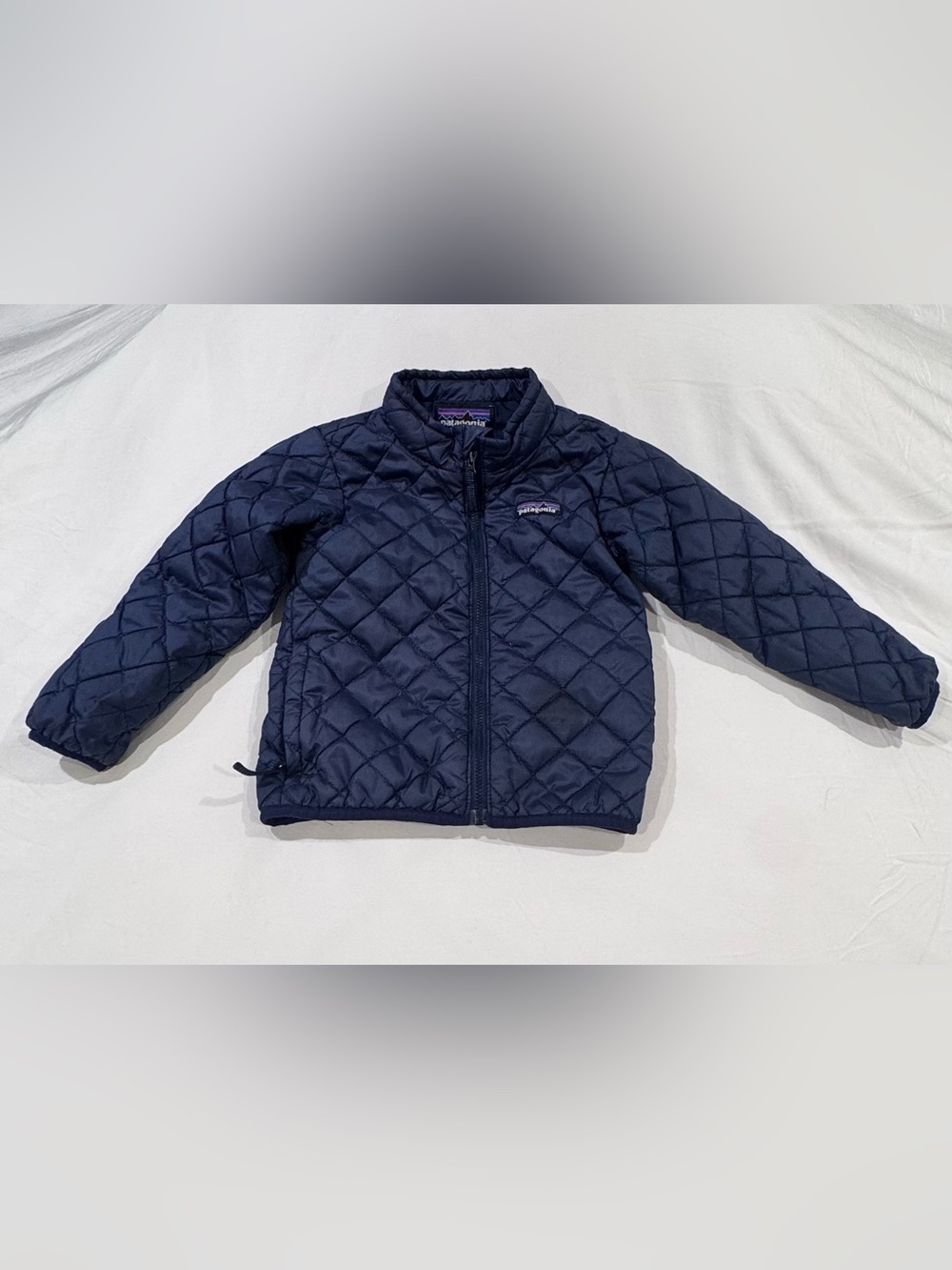 Patagonia Kids Navy Quilted Puffer Jacket